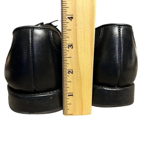 Allen Edmonds Burton Black Leather Apron Toe Derby Oxford Dress Shoes Mens 8.5 D main image 4